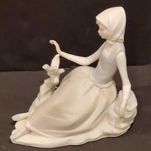 Lladro Women with Dove